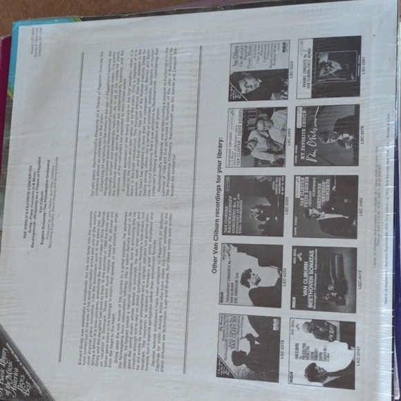 Van Cliburn Vinyl Record - Picture 2 of 2